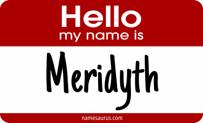 Hello my name is Meridyth png download