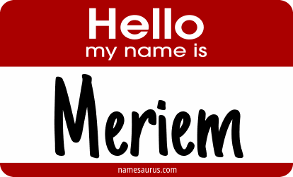 Hello my name is Meriem png download