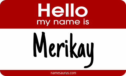 Hello my name is Merikay png download