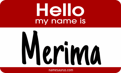 Hello my name is Merima png download