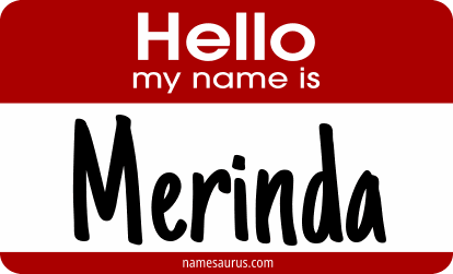 Hello my name is Merinda png download