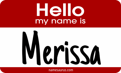 Hello my name is Merissa png download