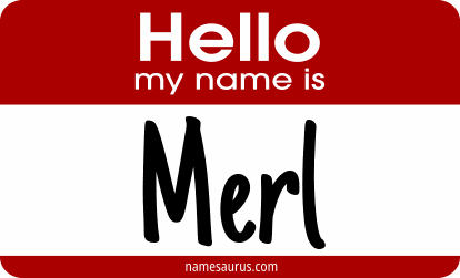 Hello my name is Merl png download