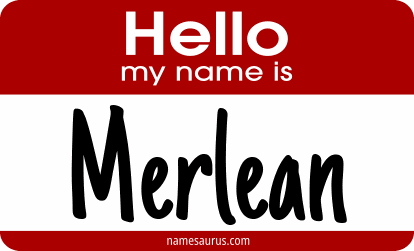 Hello my name is Merlean png download