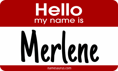 Hello my name is Merlene png download