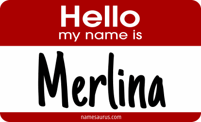Hello my name is Merlina png download