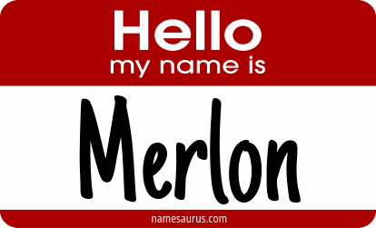 Hello my name is Merlon png download