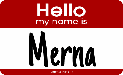 Hello my name is Merna png download
