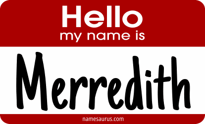 Hello my name is Merredith png download