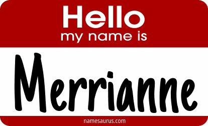 Hello my name is Merrianne png download