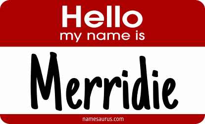 Hello my name is Merridie png download