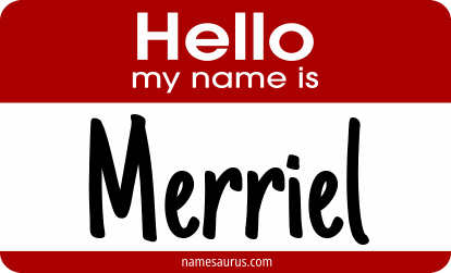 Hello my name is Merriel png download