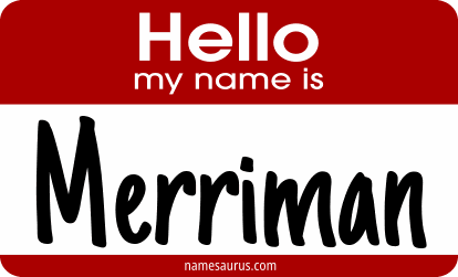 Hello my name is Merriman png download