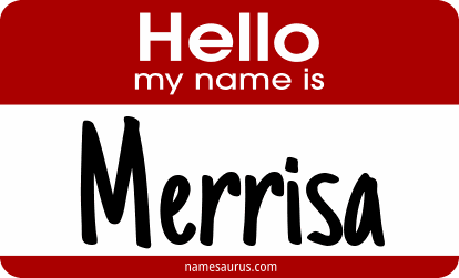 Hello my name is Merrisa png download
