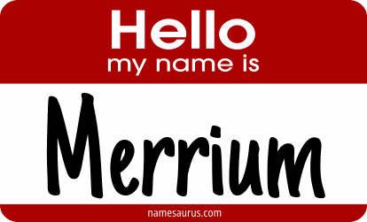Hello my name is Merrium png download