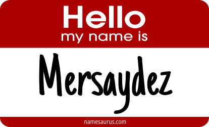 Hello my name is Mersaydez png download