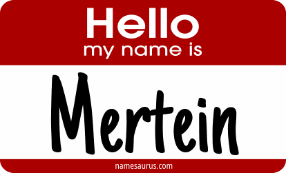 Hello my name is Mertein png download