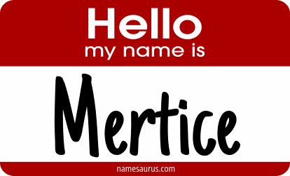 Hello my name is Mertice png download