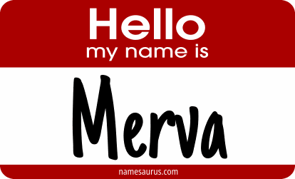 Hello my name is Merva png download