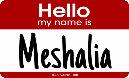 Hello my name is Meshalia png download