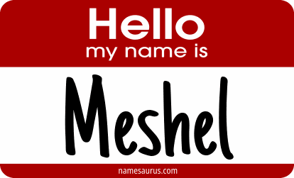 Hello my name is Meshel png download