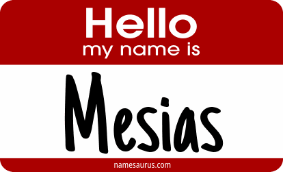 Hello my name is Mesias png download