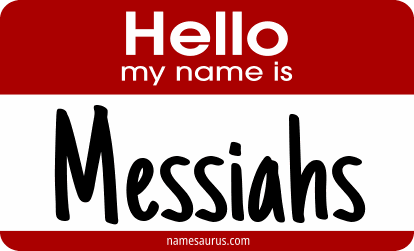 Hello my name is Messiahs png download