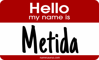 Hello my name is Metida png download