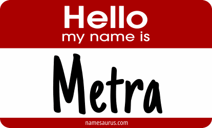 Hello my name is Metra png download
