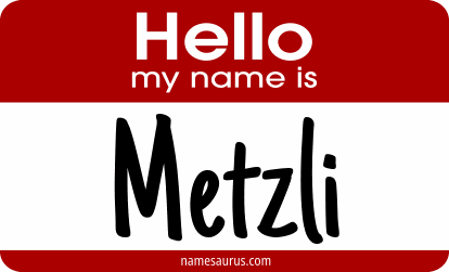Hello my name is Metzli png download