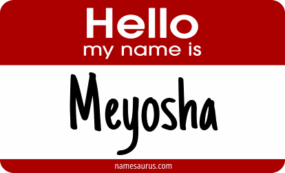 Hello my name is Meyosha png download