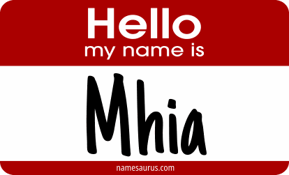 Hello my name is Mhia png download