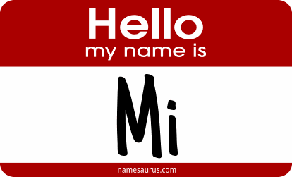 Hello my name is Mi png download