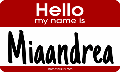 Hello my name is Miaandrea png download