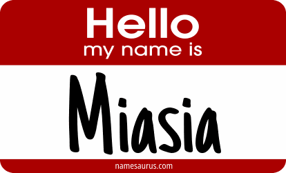Hello my name is Miasia png download
