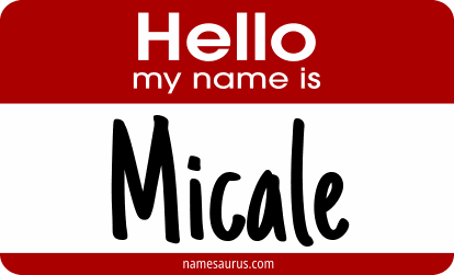 Hello my name is Micale png download
