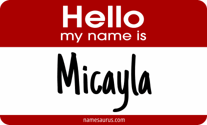 Hello my name is Micayla png download