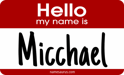 Hello my name is Micchael png download