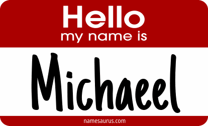 Hello my name is Michaeel png download
