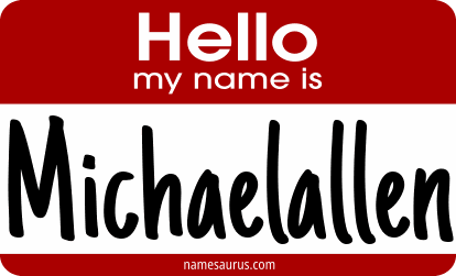 Hello my name is Michaelallen png download