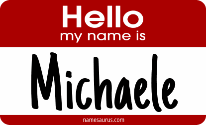 Hello my name is Michaele png download