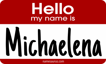 Hello my name is Michaelena png download