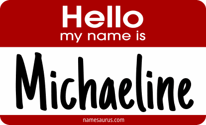 Hello my name is Michaeline png download