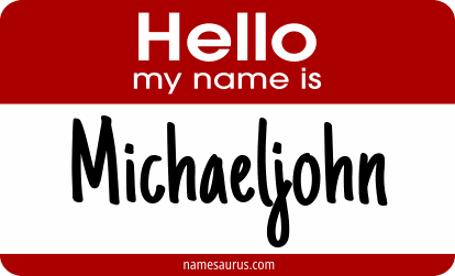 Hello my name is Michaeljohn png download