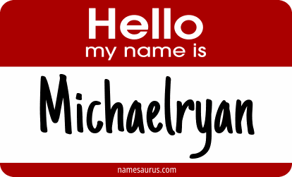 Hello my name is Michaelryan png download