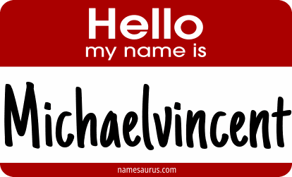 Hello my name is Michaelvincent png download