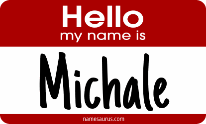Hello my name is Michale png download
