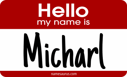 Hello my name is Micharl png download