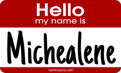 Hello my name is Michealene png download