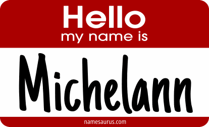 Hello my name is Michelann png download